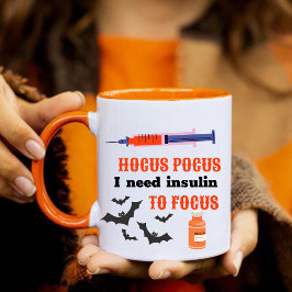 Taza Hocus Pocus Necesito Insulina Para Enfocar La Diab