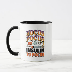 Taza Hocus Pocus Necesito Insulina para Focar el Fantas