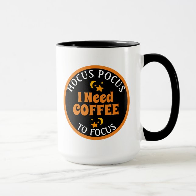 Taza Hocus Pocus Necesito que mi café se centre (Derecha)