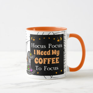 Taza Hocus Pocus Necesito que mi café se centre