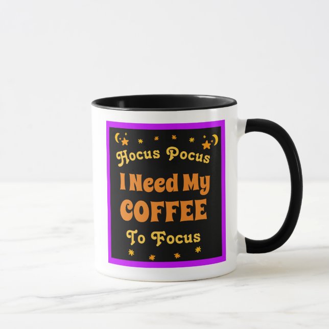 Taza Hocus Pocus Necesito que mi café se centre (Derecha)