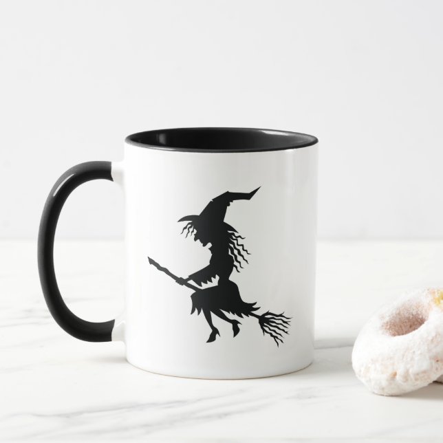 Taza Hocus Pocus Necesito un café para enfocar Hallowee (Con donut)