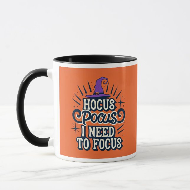Taza Hocus Pocus que necesito enfocar - Oficina de Hall (Izquierda)
