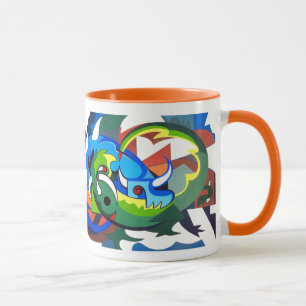 Taza Hodags 8, arte moderno Hodag inspirado en la pelíc
