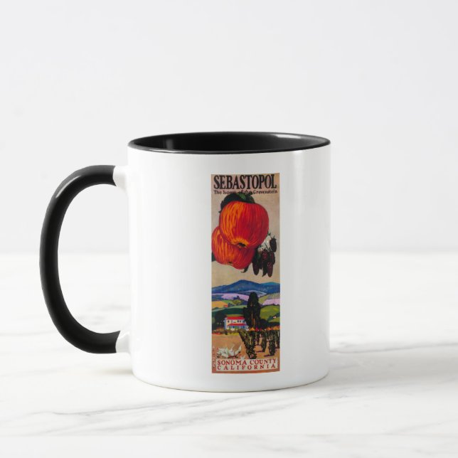 Taza Hogar del Poster Gravenstein (Izquierda)
