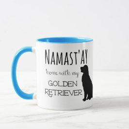 Taza Hogar divertido de Namastay con mi perro del
