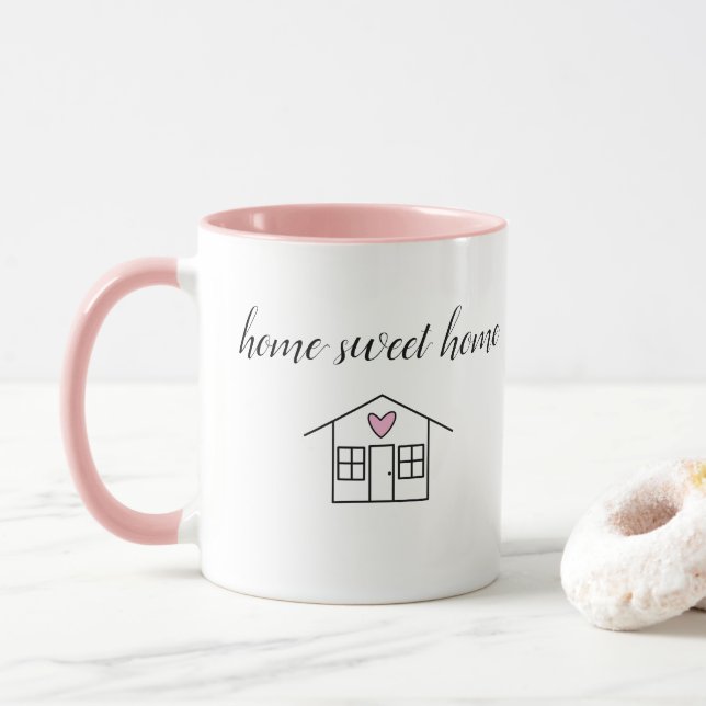 Taza Hogar, dulce hogar (Con donut)