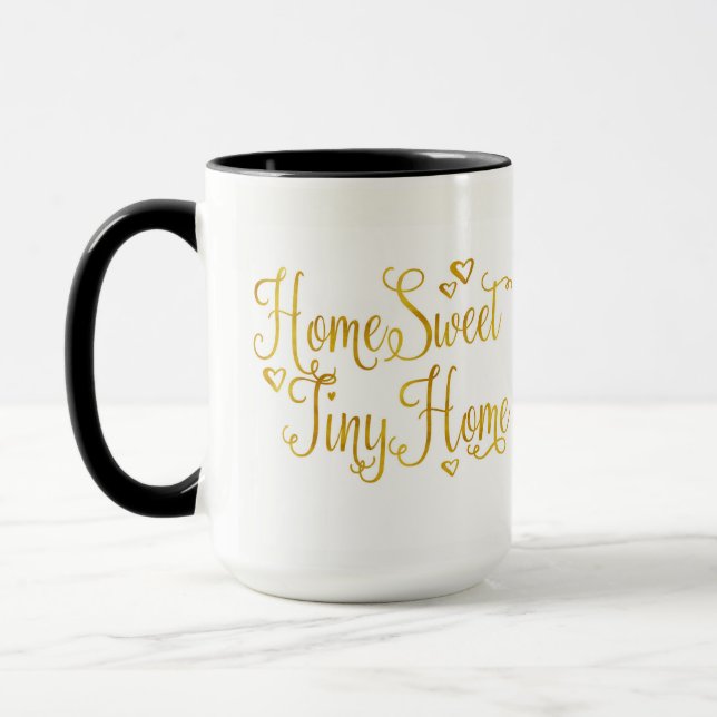 Taza Hogar dulce y pequeño café de casa Mug (Izquierda)