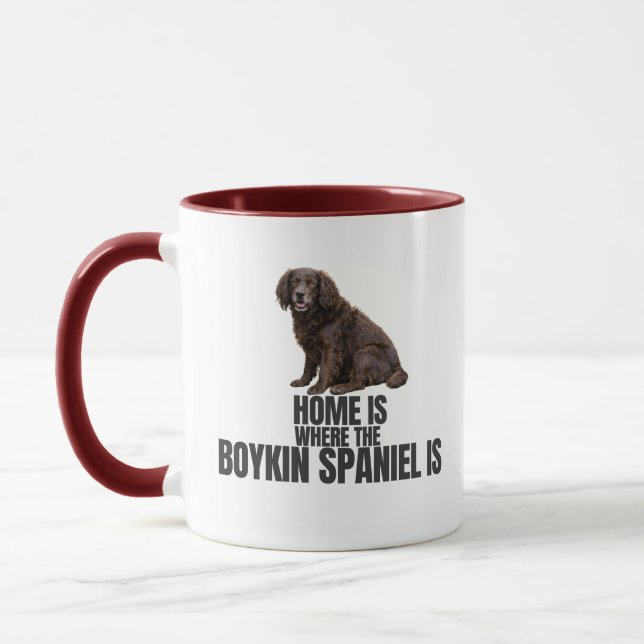 Taza Hogar Es Donde Está el Boykin Spaniel Café (Izquierda)