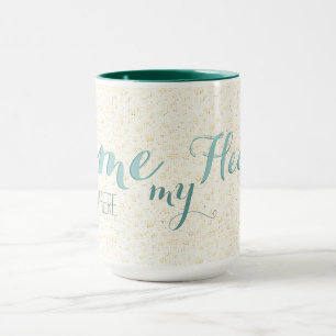 Taza Hogar es donde está mi corazón Gráficos