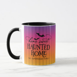 Taza Hogar Personalizado Dulce Hogar Embrujado Hallowee
