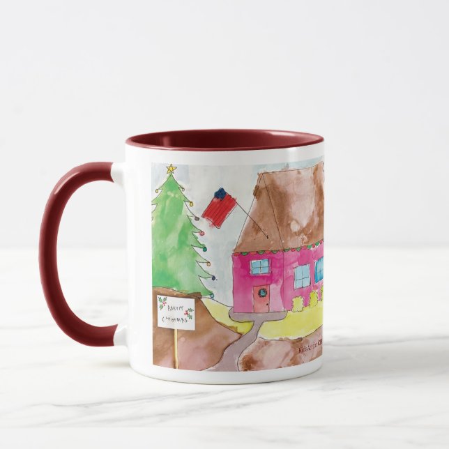 Taza Hogar por vacaciones - KidsArt para CHOC (Izquierda)