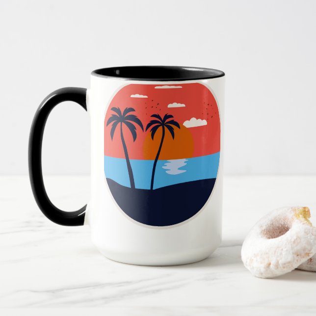 Taza Hogar y vivir (Con donut)