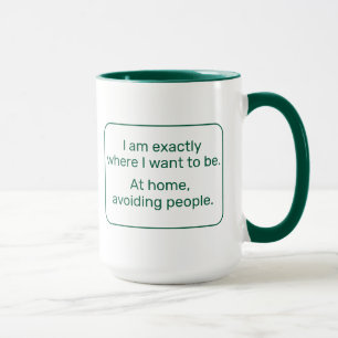 Taza Hogar (zurdo, verde)