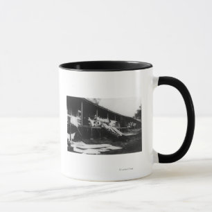Taza Hogares japoneses en la fotografía de Hawaii