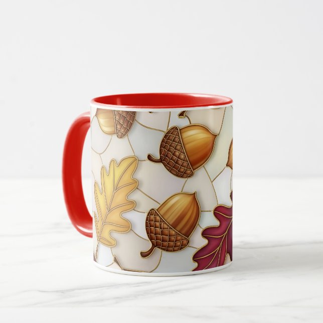 Taza Hoja de Arce de Otoño Bellota (Anverso izquierdo)