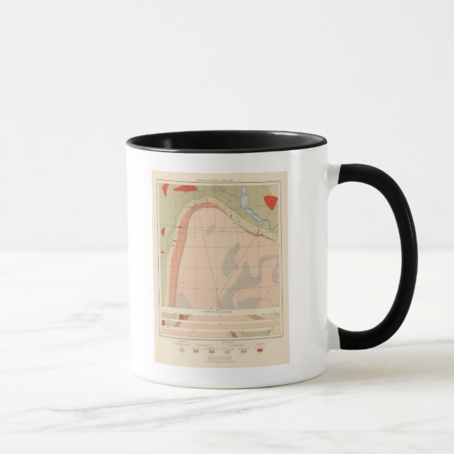 Taza Hoja detallada de geología VII (Derecha)
