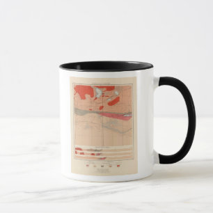 Taza Hoja detallada de geología XXIX