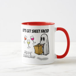 Taza Hoja frente a Fantasma Feliz Hallowine