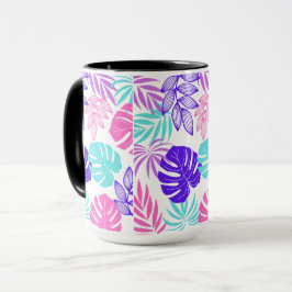 Taza Hojas Coloreadas