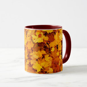 Taza Hojas de arce de otoño