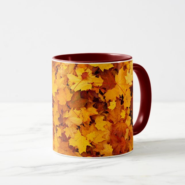 Taza Hojas de arce de otoño (Anverso derecho)