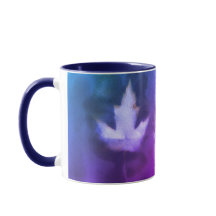 Hojas de arce Tinta Natural Hecha a mano Arte Orgá