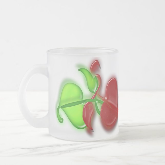 Taza - hojas de Entertwined (Izquierda)