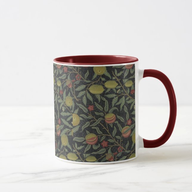 Taza Hojas de fruta de la época victoriana William Morr (Derecha)