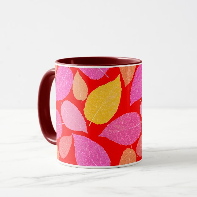 Taza Hojas de otoño. (Anverso izquierdo)