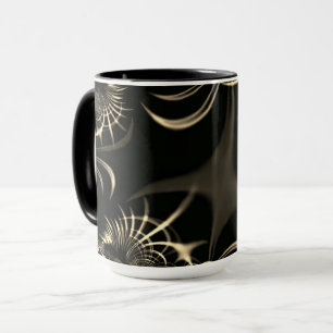 Taza ¿Hojas de pasto seco o espinas torcidas? Color caq