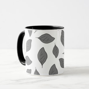 Taza Hojas de patrón lisas