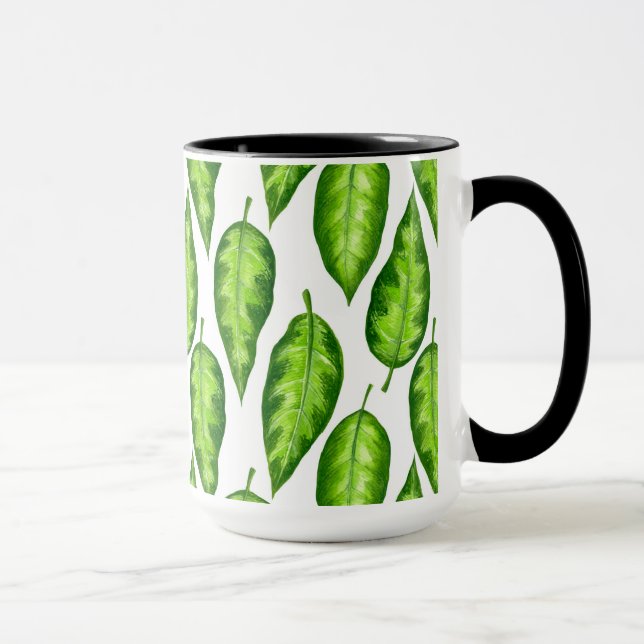 Taza Hojas tropicales (Derecha)