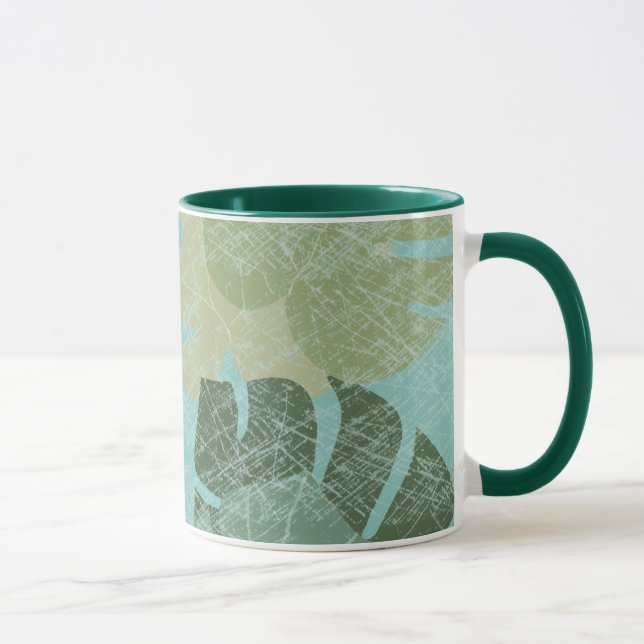 Taza Hojas Tropicales Faded (Derecha)