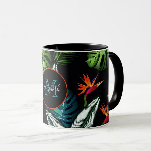 Taza Hojas verdes de la selva negra (Anverso derecho)