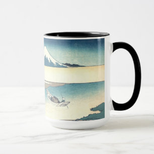 Taza Hokusai: Fuji de un barco