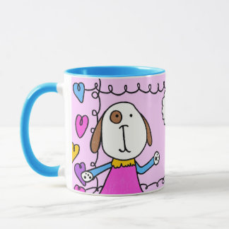 Taza "Hola Amor Cachorro"