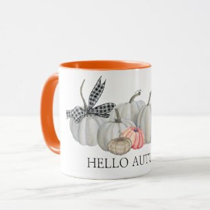 Taza Hola Calabaza de otoño