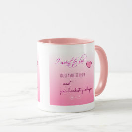 Taza "Hola favorita" El día de San Valentín Mug
