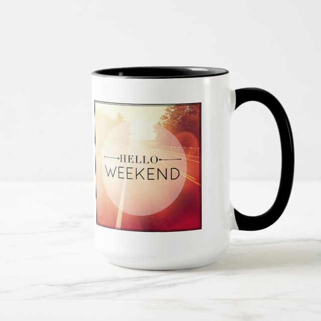 Taza Hola fin de semana 3 (Derecha)