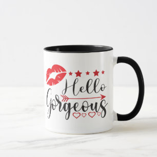 Taza Hola magnífico cosmetólogo de belleza, maquillad