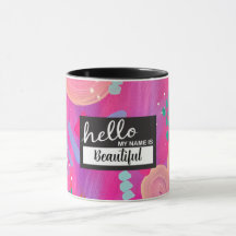 Hola, mi nombre es rosa juguetón estético