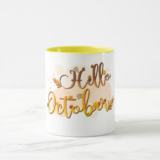 Taza Hola Octobre Mug: Celebrando el Mes del Cambio