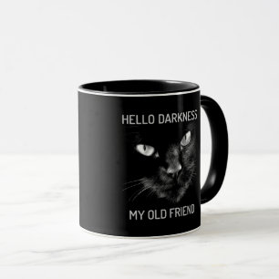 Taza Hola oscuridad Mi viejo gato amigo - V2