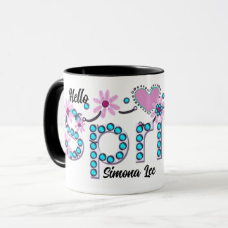 Taza Hola Primavera regalo personalizado