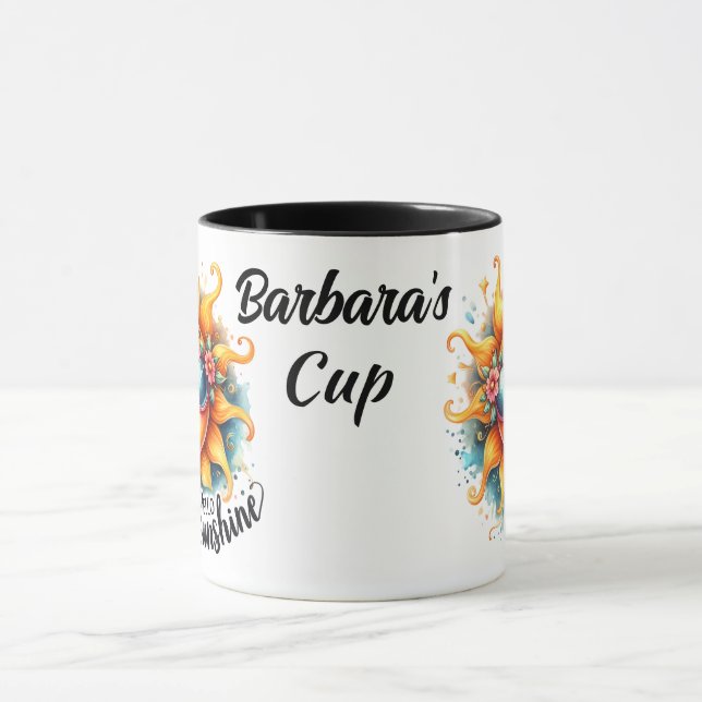Taza Hola Sunshine Personalizado (Centro)