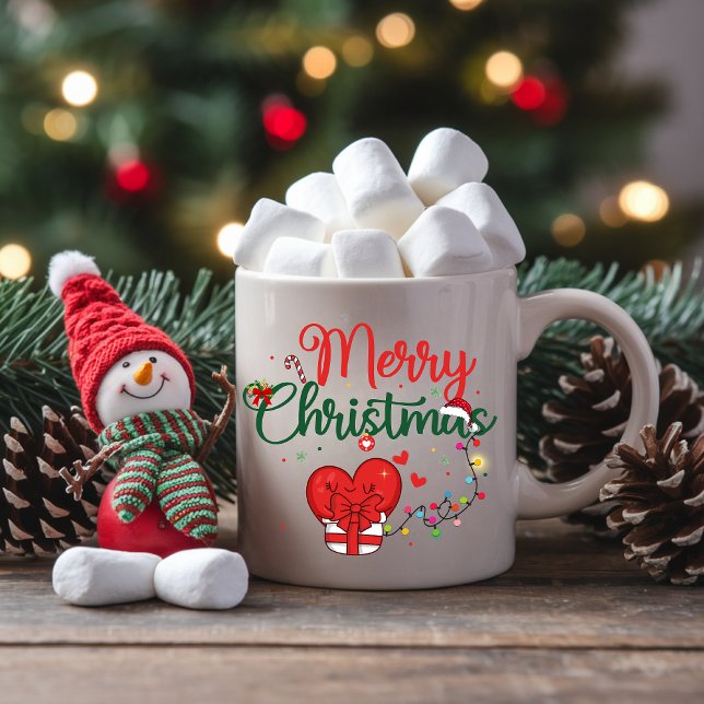 Taza Holiday Mug with Heart and Lights (Subido por el creador)
