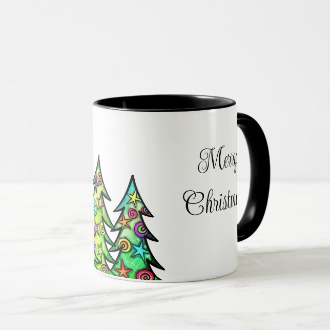 Taza Holiday Trees Coffee Mug (Anverso derecho)