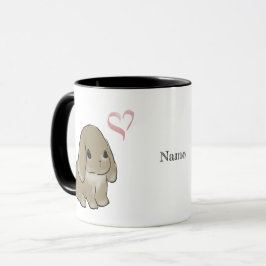 Taza Holland lop with heart