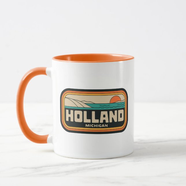 Taza Holland Michigan 70 Retro Vintage (Izquierda)
